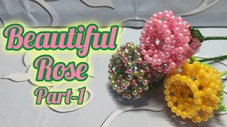 3D Beaded Rose Tutorial Part-1 by Bead Rose Sons