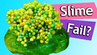 SLIME FAIL!? Schleim Experiment fail | Schleim mischen | Macaron Schleim & Play Foam DIY
