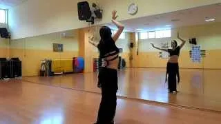 Tribal Fusion Bellydance combination for Beginners