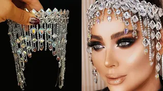 DIY bridal headband tutorial/Flapper Head Jewelry /gatsby headpiece/Headpiece jewelry