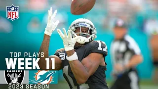 Raiders’ Top Plays From Week 11 vs. Dolphins | 2023 Regular Season Week 11 | NFL