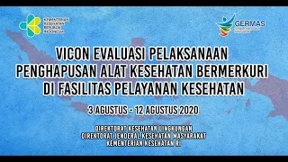 [06-08-2020] Evaluasi Pelaksanaan Penghapusan Alat Kesehatan Bermerkuri di Fasyankes