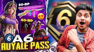 BGMI NEXT A6 ROYAL PASS | 1 TO 100 RP REWARDS | WHAT'S NEW CHANGES ?? | Faroff