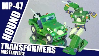 Transformers Masterpiece MP47 Hound Review / Обзор фигурки Хаунда от Takara Tomy