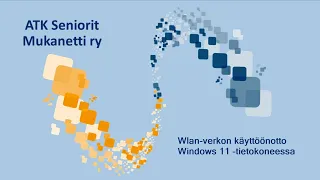 Wlan-verkon käyttöönotto Windows 11 -tietokoneessa