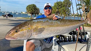 Massive Amberjack and Boat Launch Fail