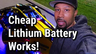 Cheap Lithium Battery Actually Works Great in My Campagna T-Rex! Built to run motorcycles and cars.