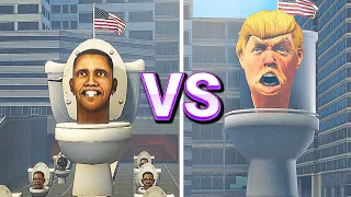 Skibidi Toilet Battle Presidents Duo