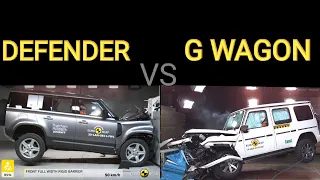 land rover defender VS mercedes g wagon 2021| crash test 2021| land rover defender vs G wagon