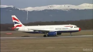 Airbus 320 British Airways (RED NOSE DAY) G-EUUX