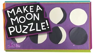 Make a Moon Puzzle! #sciencegoals