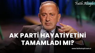 Fatih Altaylı yorumluyor: "AK Parti örgütü, partinin hayatiyetini tamamladığı inancında"