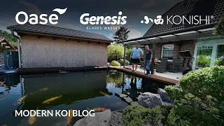 Modern Koi Blog #5540 - Diesen Teich- und Filterumbau plant Oli