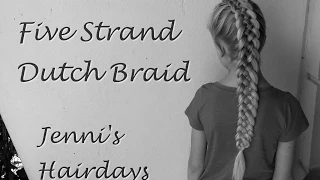 JHD How to braid with 5 Strands