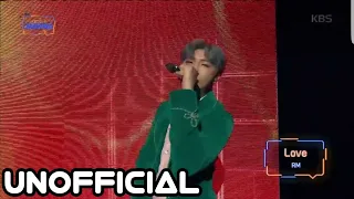 RapMonster - Love @ KBS가요대축제 - ☆7인7색★ BTS 멤버들의 솔로 무대★ 20181228