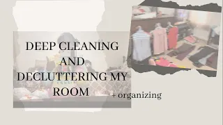 CLEANING MY ROOM 2022| More work than I expected | COMPLETE DISASTER