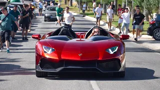 Supercar Owners Circle 2023 Spain - HYPERCARS ARRIVING DAY2 (Aventador J, x2 Huayra BC, Mirage GT,.)