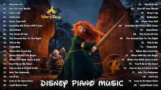 Disney Piano Music 迪士尼纯音乐唯美钢琴 - 【作業用BGM】名曲ディズニーメドレー 💗 【全100曲】ディズニーソングメドレー 2021