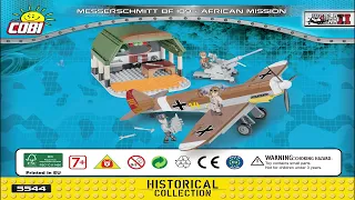 Cobi Instructions | Small Army / WW2 | 5544 | Messerschmitt Bf 109 - African Mission Plane