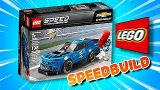 LEGO Chevrolet Camaro ZL1 Speed Champion 75891 Speedbuild 4K | BrickFusion