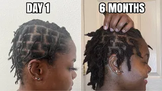 6 Month Visual Loc Journey on Short Hair | Comb Coils | TWA | Pictures and Videos |