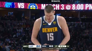 Nikola Jokic 40 pts 17 reb 10 ast vs LA Clippers | 2023-02-26