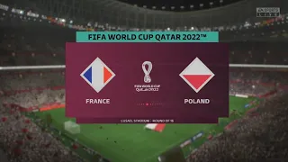 FIFA 23_ France vs Poland _ FIFA world cup Qatar 2022 _Round OF16|PS5.