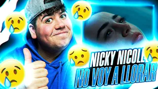 REACCIÓN a Nicki Nicole - NO voy a llorar :') (Official Video)