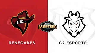 Renegades vs G2 - Group B - Inferno - CORSAIR DreamHack Masters Dallas 2019