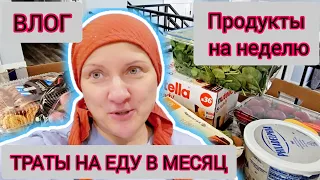 Сколько ТРАТИМ на еду В МЕСЯЦ? Продуктовая корзина семьи.