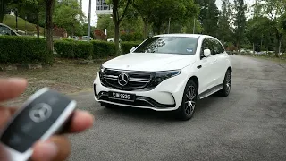 CAR ASMR | 2023 Mercedes Benz EQC 400 4MATIC | Sights & Sounds