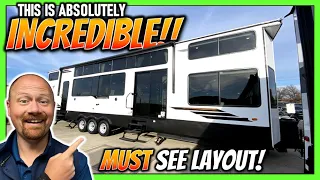 THE BEST New Park Camper Out There! 2024 Wildwood Lodge 44VIEW Destination Travel Trailer