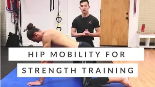 Best hip stretch for strength training - frog stretch