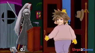 Sora sees Sephiroth in Super Smash Bros Ultimate but i added that one obligatory OST