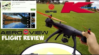 Kmart - Vivitar  AeroView GPS Drone Flight Review