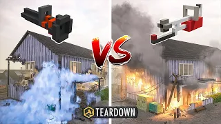 Flamethrower vs Fire Hose | Teardown