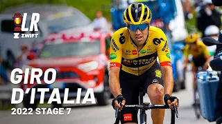 Tom Dumoulin Fights Back | Giro d'Italia Stage 7 2022 | Lanterne Rouge x Zwift