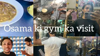 Osama ki gym ka visit | halwa puri ka nashta | haisam cheema vlogs