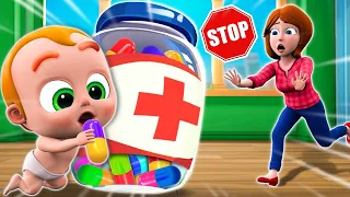 No No Medicine Is Not Candy! 😱💊 | Safety Tips For Babies | NEW ✨ Nursery Rhymes For Kids