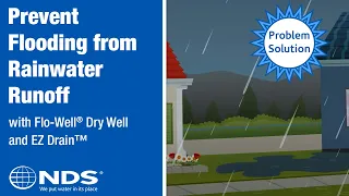 How do I prevent flooding from my neighbors runoff? NDS Yard Drainage systems