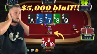 I MADE A $5,000 BLUFF!!