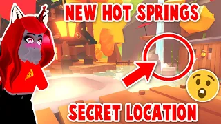 New *SECRET* Location At The Adopt Me Hot Springs! (Roblox)