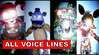 ALL VOICE LINES WITHOUT SUBTITLES - FNAF AR SPECIAL DELIVERY