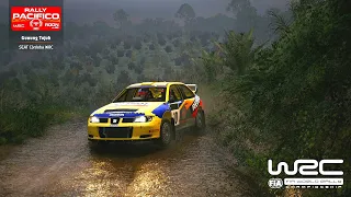 EA Sports WRC🏁Heavy Rain best Time - Seat Cordoba WRC - Rally Pacifico - Gameplay [4K Full Graphics]