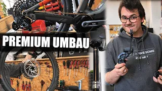 PREMIUM UMBAU TEIL 2!🔧🤙 REVERB AXS + GX AXS⚡️ CUBE STEREO UMBAU - FAHRRADWERKSTATT LOTTER