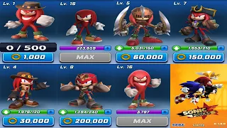 Sonic Forces - Seriers Knuckles New Runner Coming Soon All Knuckles Battle All Characters Unlocked