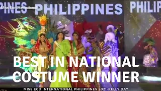 MISS ECO INTERNATIONAL PHILIPPINES 2021- KELLY DAY WINS BEST IN NATIONAL COSTUME