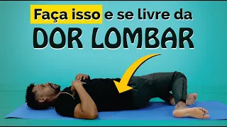 EXERCÍCIOS P/ DOR LOMBAR - Ideal p/ problemas de hérnias e ciático | Adeus crises lombares