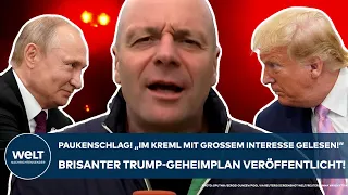 PUTINS KRIEG: Paukenschlag! "Mit großem Interesse gelesen!" Brisanter Geheimplan von Trump enthüllt