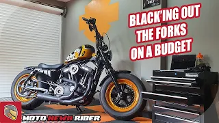 Sportster Fork Black Effect Customisation